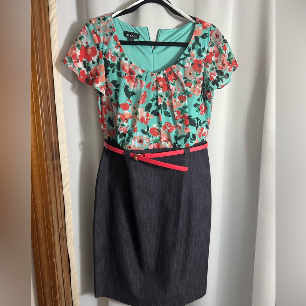 Denim and Floral Dress (10) by Alyx